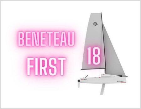Imagen de velero con cabina modelo Beneteau First 18